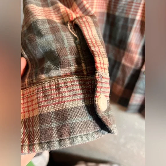 RRL Vintage Ralph Lauren Multicolor Plaid Cotton Shirt size 3 Medium - Picture 7 of 14